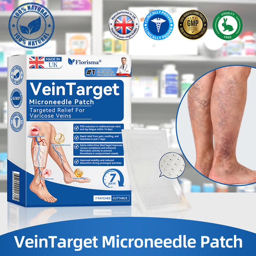 ✅𝐈𝐒𝐎𝟗𝟎𝟎𝟏 𝐑𝐞𝐠𝐢𝐬𝐭𝐞𝐫𝐞𝐝 & 𝐆𝐌𝐏 𝐂𝐞𝐫𝐭𝐢𝐟𝐢𝐞𝐝 |𝐅𝐥𝐨𝐫𝐢𝐬𝐦𝐚®🍁💖 𝐕𝐞𝐢𝐧𝐓𝐚𝐫𝐠𝐞𝐭 𝐌𝐢𝐜𝐫𝐨𝐧𝐞𝐞𝐝𝐥𝐞 𝐏𝐚𝐭𝐜𝐡⚡ —An advanced blend of plant-based ingredients to help target spider veins and varicose veins, while relieving heavy, tired legs.