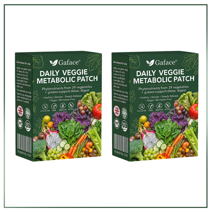 𝐆𝐚𝐟𝐚𝐜𝐞® 𝐃𝐚𝐢𝐥𝐲 𝐕𝐞𝐠𝐞𝐭𝐚𝐛𝐥𝐞 𝐌𝐞𝐭𝐚𝐛𝐨𝐥𝐢𝐜 𝐏𝐚𝐭𝐜𝐡 𝐮𝐬𝐞𝐬 𝐨𝐫𝐠𝐚𝐧𝐢𝐜 𝐯𝐞𝐠𝐞𝐭𝐚𝐛𝐥𝐞 𝐞𝐱𝐭𝐫𝐚𝐜𝐭𝐬 𝐚𝐧𝐝 𝐩𝐡𝐲𝐭𝐨𝐧𝐮𝐭𝐫𝐢𝐞𝐧𝐭𝐬 𝐟𝐫𝐨𝐦 𝟑𝟗 𝐯𝐞𝐠𝐞𝐭𝐚𝐛𝐥𝐞𝐬 + 𝐠𝐫𝐞𝐞𝐧𝐬 𝐭𝐨 𝐬𝐮𝐩𝐩𝐨𝐫𝐭 𝐝𝐞𝐭𝐨𝐱, 𝐝𝐢𝐠𝐞𝐬𝐭𝐢𝐨𝐧 & 𝐦𝐞𝐭𝐚𝐛𝐨𝐥𝐢𝐜 𝐫𝐞𝐬𝐞𝐭, 𝐚𝐧𝐝 𝐛𝐨𝐨𝐬𝐭 𝐞𝐧𝐞𝐫𝐠𝐲 𝐟𝐨𝐫 𝐚𝐥𝐥-𝐝𝐚𝐲 𝐰𝐞𝐥𝐥𝐧𝐞𝐬𝐬.
