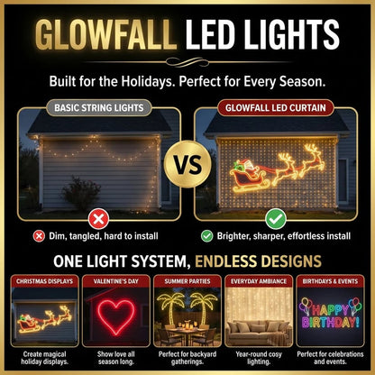 💐💖Smart RGB LED String Lights |🧱 Your Holiday Light Show, Controlled from Your Phone
