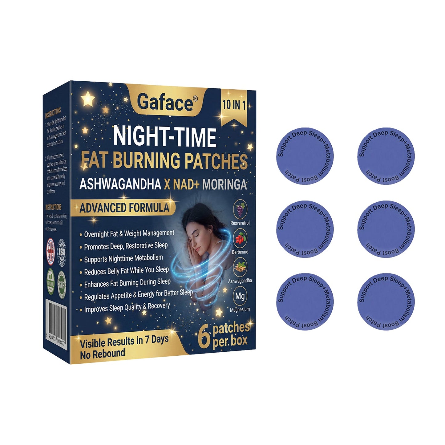 𝐆𝐚𝐟𝐚𝐜𝐞® 𝐍𝐈𝐆𝐇𝐓-𝐓𝐈𝐌𝐄 𝐅𝐀𝐓 𝐁𝐔𝐑𝐍𝐈𝐍𝐆 𝐏𝐀𝐓𝐂𝐇𝐄𝐒 — 𝐙𝐄𝐑𝐎 𝐏𝐈𝐋𝐋𝐒, 𝐙𝐄𝐑𝐎 𝐌𝐈𝐗𝐈𝐍𝐆, 𝐙𝐄𝐑𝐎 𝐄𝐗𝐓𝐑𝐀 𝐄𝐅𝐅𝐎𝐑𝐓, 𝐒𝐔𝐏𝐏𝐎𝐑𝐓 𝐖𝐇𝐈𝐋𝐄 𝐘𝐎𝐔 𝐒𝐋𝐄𝐄𝐏.