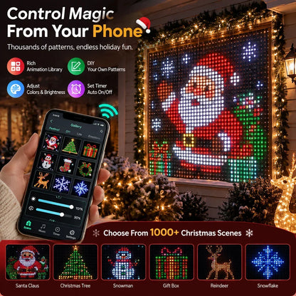 💐💖Smart RGB LED String Lights |🧱 Your Holiday Light Show, Controlled from Your Phone